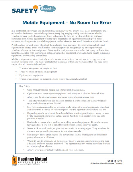 Mobile Equipment – No Room for Error thumb